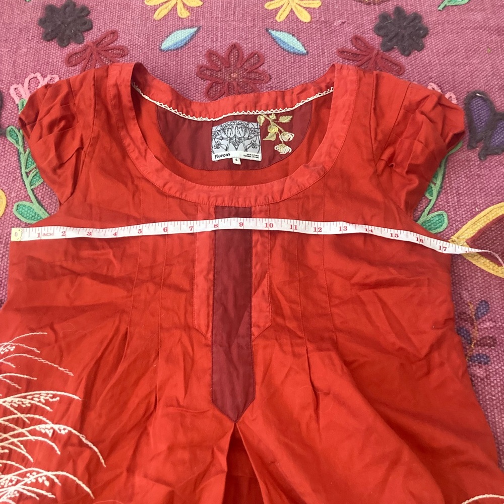 Anthropologie Floreat Dress, beautiful embroidery - Picture 4 of 4